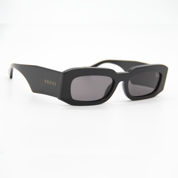 NEW GUCCI SUNGLASSES, SQUARE BLACK UNISEX GUCCI SUNGLASSES - Picture 7 of 16
